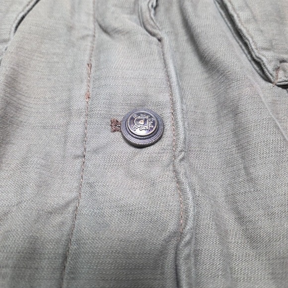 Free People Woman's Size Small Petite Military Style Utility Jacket Green‎ - Picture 2 of 11